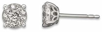 Bloomingdale's Diamond Cluster Earrings in 14K White Gold, 2.0 ct. t.w. - 100% Exclusive