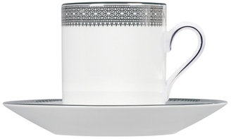 Vera Wang Wedgwood Lace Platinum Espresso Cup & Saucer