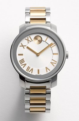 Movado Women's 'Bold' Two-Tone Round Bracelet Watch, 39Mm