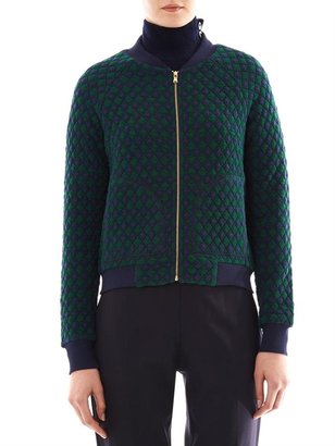 Marc by Marc Jacobs Argyle quilted bomber jacket
