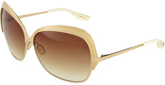 Dita Women's Marseilles Cat-Eye Sunglasses, Shiny/Matte Golden