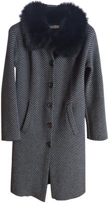 Christian Dior Grey Wool Coat