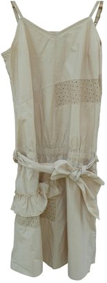 DKNY Beige Cotton Dress
