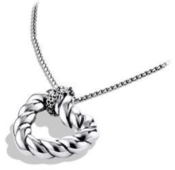 David Yurman Cable Collectibles Heart Pendant on Chain
