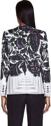 Peter Pilotto Black & White Floral Jacket
