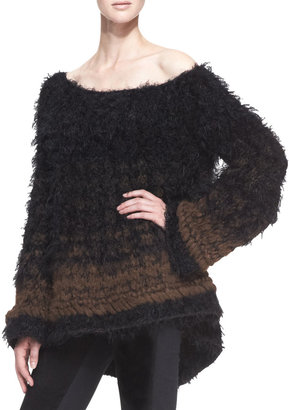 Donna Karan Oversized Cashmere/Alpaca Blend Sweater