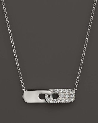 Bloomingdale's Diamond Interlocking Pendant in 14K White Gold, .05 ct. t.w.