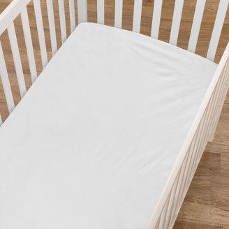TL Care Heavenly Soft Chenille Fitted Crib Sheet - White
