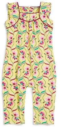 Tea Collection 'Souq' Floral Print Romper (Baby Girls)
