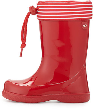 Igor Pipo Nautico Rainboots, Red