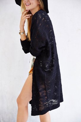 Urban Outfitters Ecote Open-Stitch Duster Cardigan