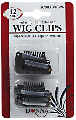 Donna Brown Large Wig Clips