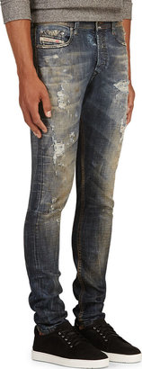 Diesel Blue Distressed Tepphar L.32 Jeans