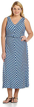 Calvin Klein Woman V-Striped Dress