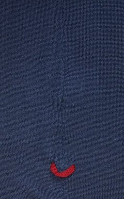 Luciano Barbera Half-Zip Sweater-Blue