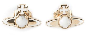Vivienne Westwood orb stud earrings