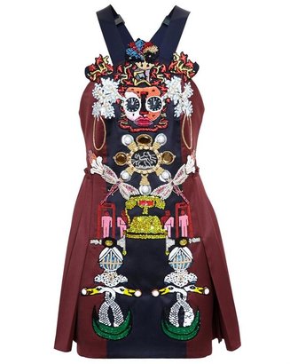 Mary Katrantzou Clocktopia Embellished Dress