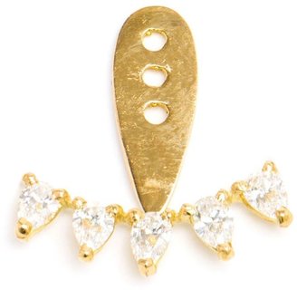 Leon Yvonne diamond lobe earring