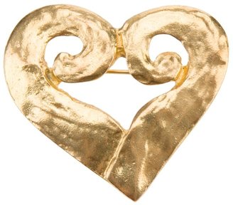 Yves Saint Laurent 2263 Yves Saint Laurent Vintage heart brooch