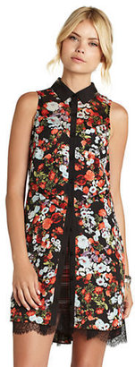 BCBGeneration Floral Print Sleeveless Dress