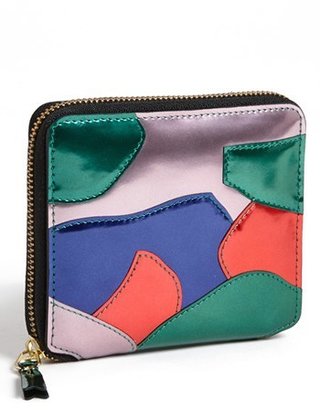 Comme des Garcons Metallic Patchwork French Wallet