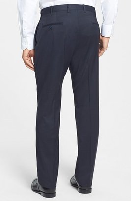 JB Britches Flat Front Check Trousers