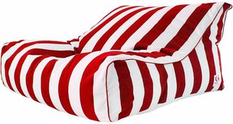 Indo Soul Indosoul Collections Sulwesi Outdoor Bean Bag Cover, Red/white1