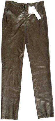 Les Chiffoniers Black Leather Trousers