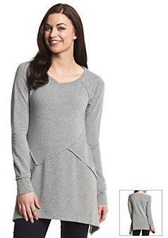 Cable & Gauge Cable  Gauge Pieced Long Tunic Top