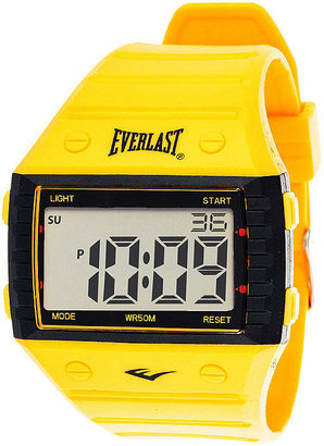 Everlast Yellow Silicone Strap Digital Sport Watch