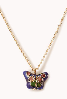 Forever 21 Sweet Butterfly Pendant Necklace