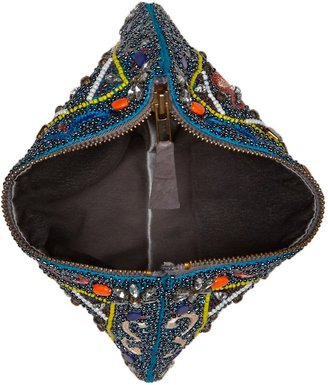 G Lish G-Lish Beaded Jewelry Pouch