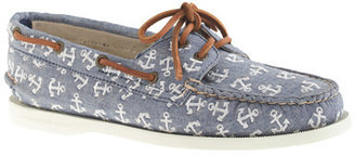 J.Crew Sperry Top-Sider® for Authentic Original 2-eye boat shoes in anchor chambray