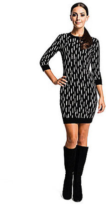 Cynthia Steffe CeCe by Jane Printed Bodycon Sweater Dress