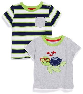 Little Me 'Turtle' T-Shirt (2-Pack) (Baby Boys)
