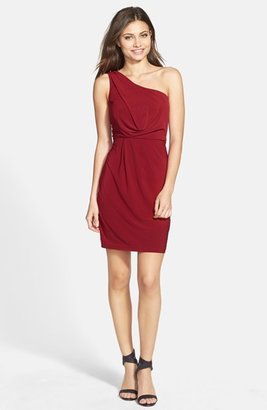 Adrianna Papell Jersey One-Shoulder Dress