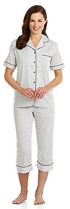 Cabernet Cotton Sateen Short-Sleeve Pajamas