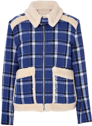 Marc by Marc Jacobs Wool-Blend Plaid Jacket