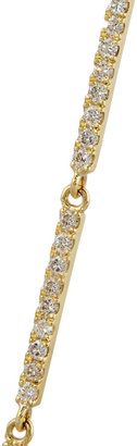 Jennifer Meyer 18-karat gold pavé diamond earrings