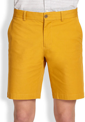 Saks Fifth Avenue Modern-Fit Solid Cotton Shorts
