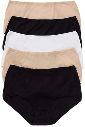 VPL M&s Collection 5 Pack Modal Blend Assorted No Knickers