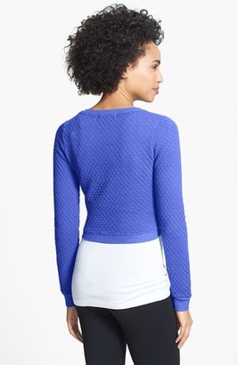 So Low Solow Quilted High/Low Crop Top