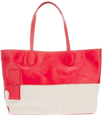 Tory Burch 'T' stacked tote