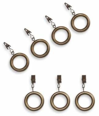Cambria Casuals Clip Rings in Gold (Set of 7)