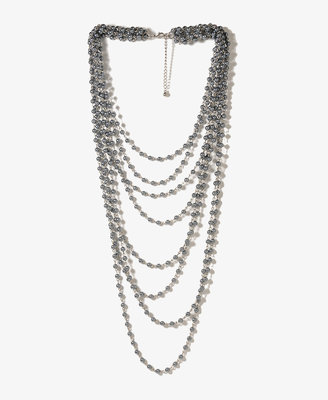 Forever 21 Pearlescent Chain Necklace