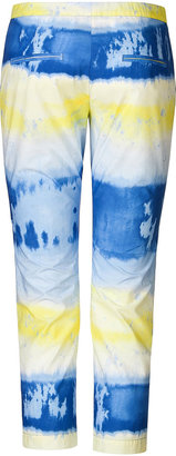 MSGM Cotton Tie-Dye Pants