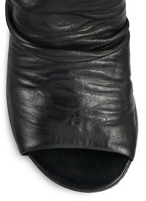 Marsèll Leather Split-Heel Ankle Boots
