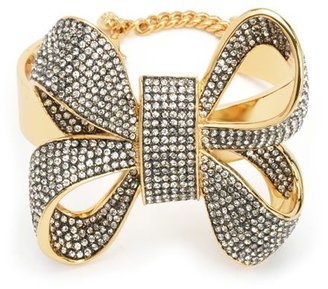 Juicy Couture Oversized Pave Bow Cuff