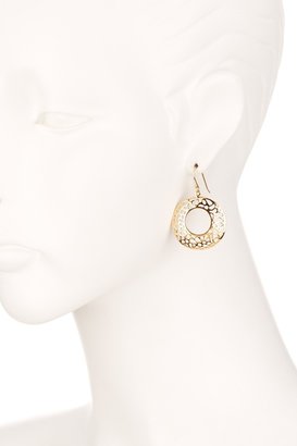 Argentovivo Open Lace Domed Drop Earrings