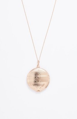 House Of Harlow Medallion Locket Pendant Necklace